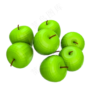 仿真青苹果