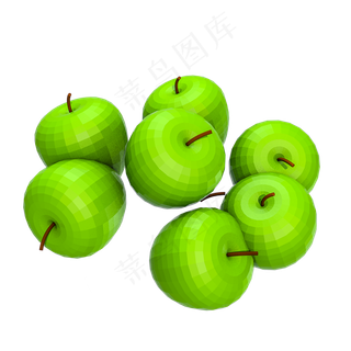 仿真青苹果