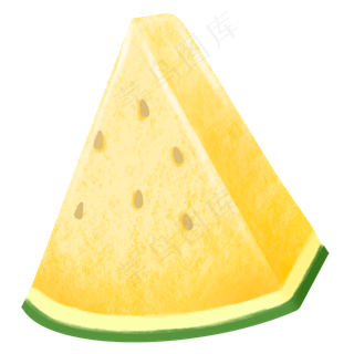 仿真水果黄肉小块西瓜
