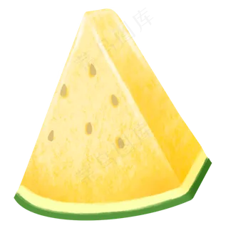 仿真水果黄肉小块西瓜