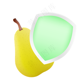 水果鸭梨盾牌