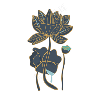 小暑大暑清凉莲花荷叶