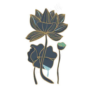 小暑大暑清凉莲花荷叶