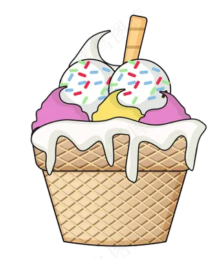 夏日冷饮png素材