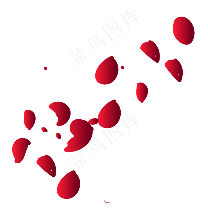 玫瑰花瓣七夕(1125X2436(DPI:72))psd模版下载