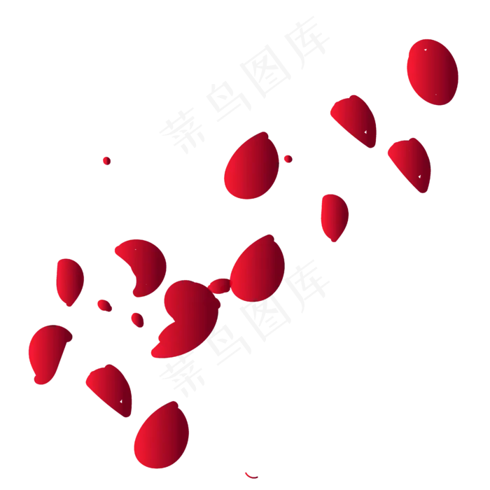 玫瑰花瓣七夕(1125X2436(DPI:72))psd模版下载