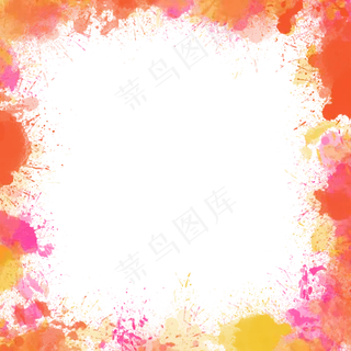 淡雅水彩边框11