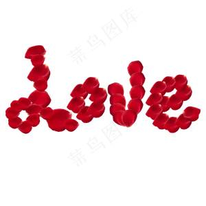 LOVE的玫瑰花瓣