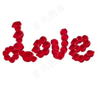 LOVE的玫瑰花瓣
