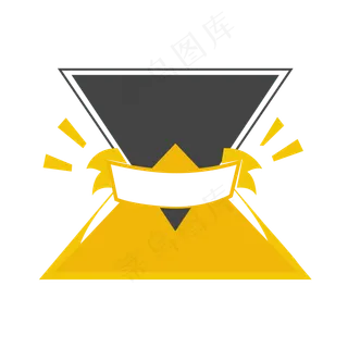 原创三角形电商文本框