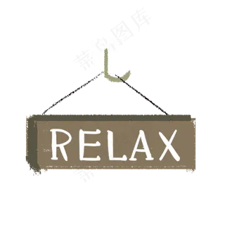 手绘木招牌吊牌卡通