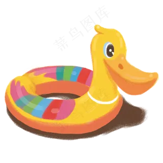 大暑小暑清凉消暑卡通动物泳圈