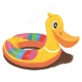 大暑小暑清凉消暑卡通动物泳圈
