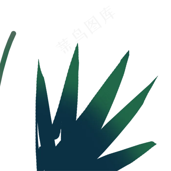 卡通植物绿叶下载(2000X2000(DPI:300))psd模版下载