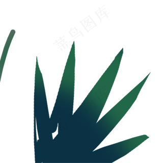 卡通植物绿叶下载