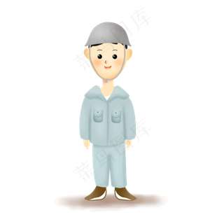 工地工厂劳动工人形象