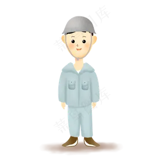 工地工厂劳动工人形象
