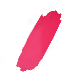 枚红色水彩晕染
