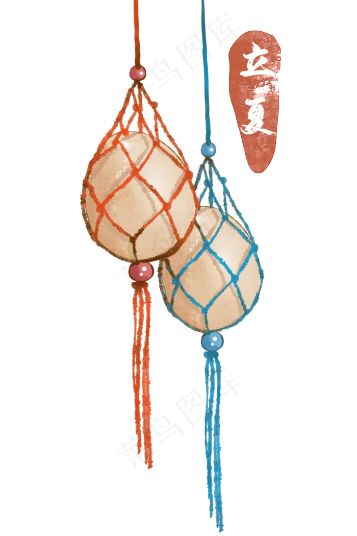 立夏蛋水彩(2000X3000(DPI:299))psd模版下载