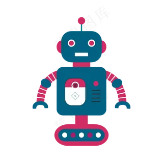 机器人素材可商用元素,免抠元素