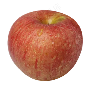 一个新鲜美味的苹果