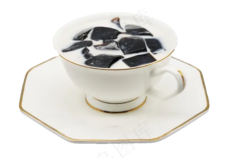 一杯龟苓膏,免抠元素 一杯龟苓膏,免抠元素