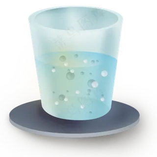 立体水杯和饮用水