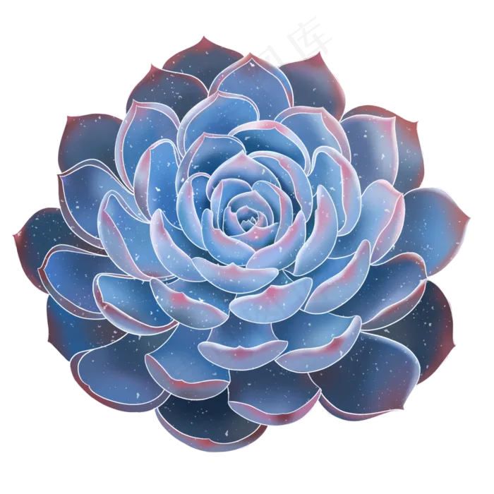 春季水彩植物多肉,免抠元素(2000X2000(DPI:300))psd模版下载