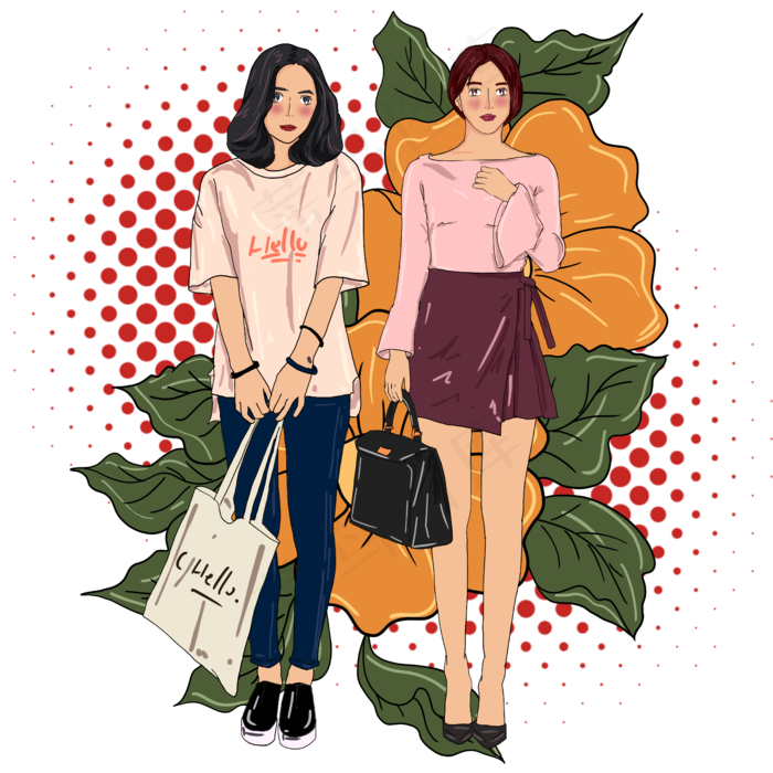 复古双十一模特清新女生小插图