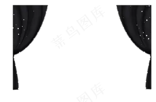黑色灯光窗帘