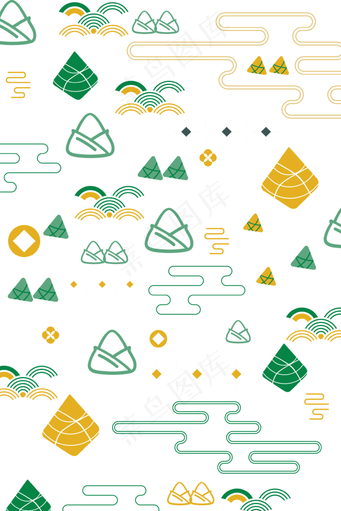 端午节底纹(3545X5315(DPI:300))ai矢量模版下载