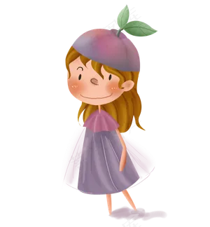 儿童表演山竹女孩