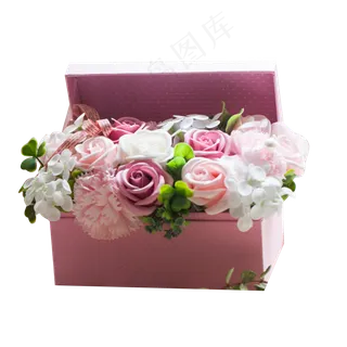 一盒美丽浪漫的花盒