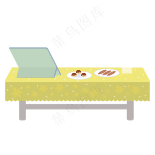 处暑清凉夏天夏季盛夏桌子平板电