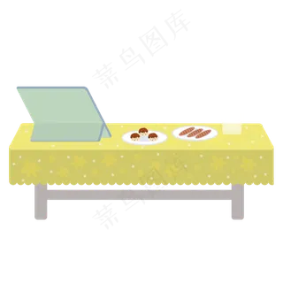 处暑清凉夏天夏季盛夏桌子平板电