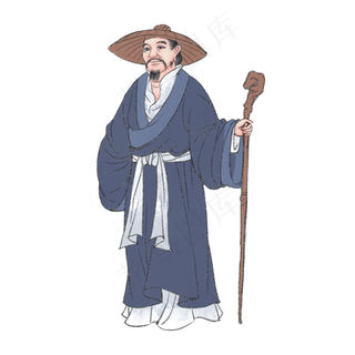 司马徽国学道家名士,免抠元素