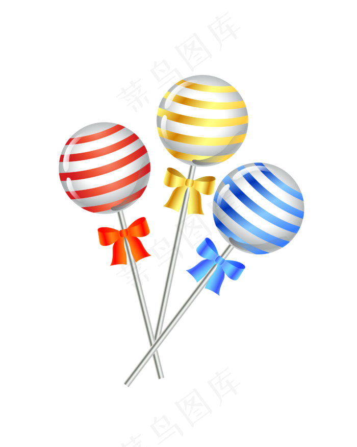 彩色棒棒糖,免抠元素