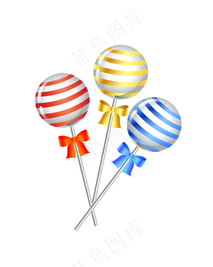 彩色棒棒糖,免抠元素(4167*5208px 300 dpi )ai矢量模版下载
