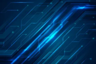 蓝色调电路未来的背景