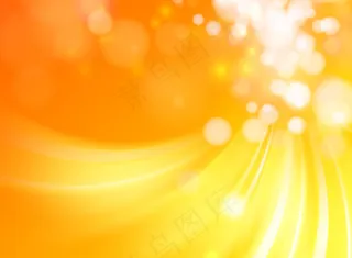 带有平滑线条的抽象橙色波浪背景