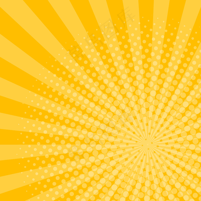 具有半色调效果的光线背景