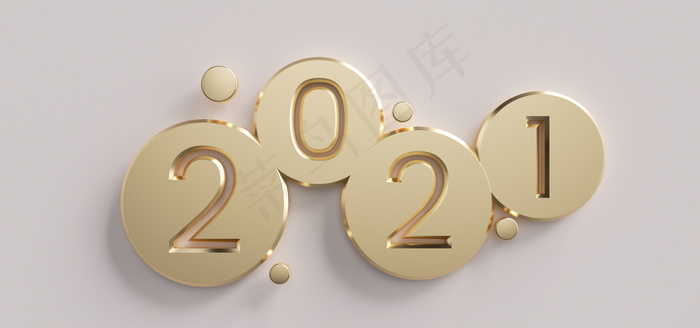 C4D创意2021数字背景