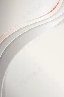 白色抽象波浪背景