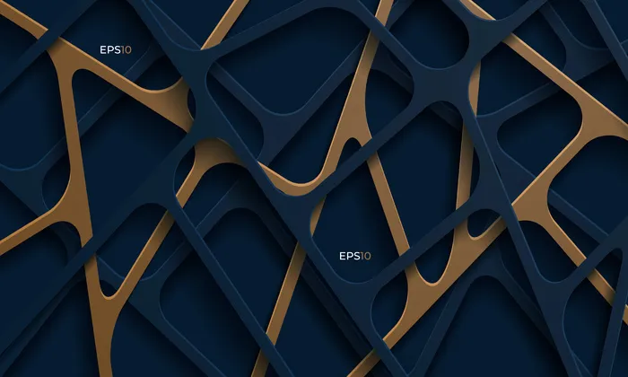 3d 抽象背景与深色剪纸形状eps,ai矢量模版下载
