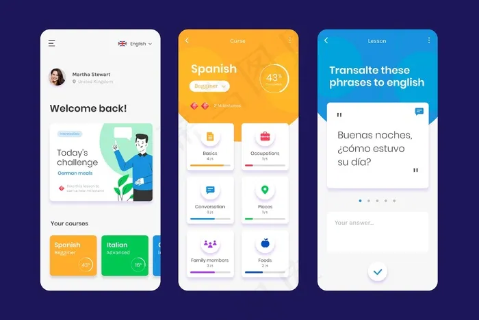 学习语言的应用程序appeps,ai矢量模版下载