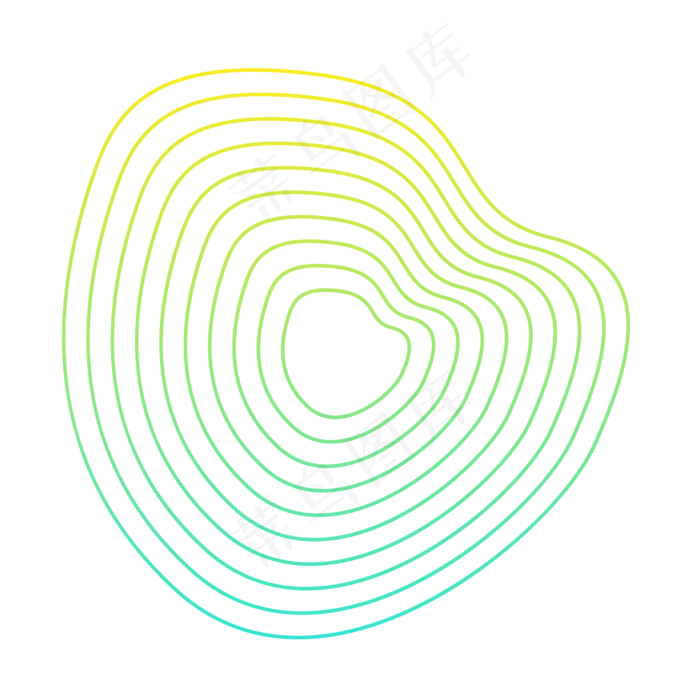 渐变线条免抠PNG(2000X2000(DPI:300))ai矢量模版下载