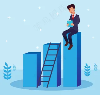 老板或在工作场所拿着董事会的雇员。穿着漂亮衣服的男性上班族。