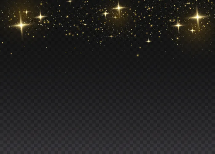 黄尘。博克效应。美丽的灯光闪烁。尘埃粒子在太空中飞行。在黑暗的背景上有一道闪光的尘埃。eps,ai矢量模版下载