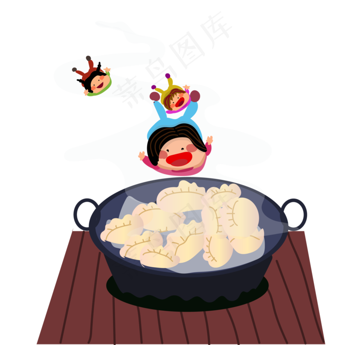 立冬暖色系煮饺子(2001X2001(DPI:300))psd模版下载