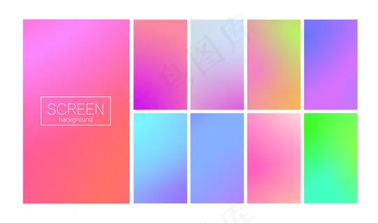 现代梯度集抽象背景